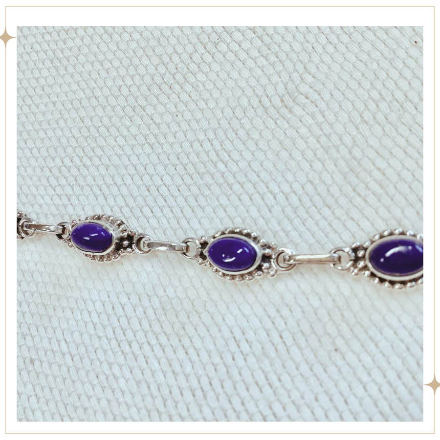 SILSILA - Lapis Lazuli & Silver Bracelet
