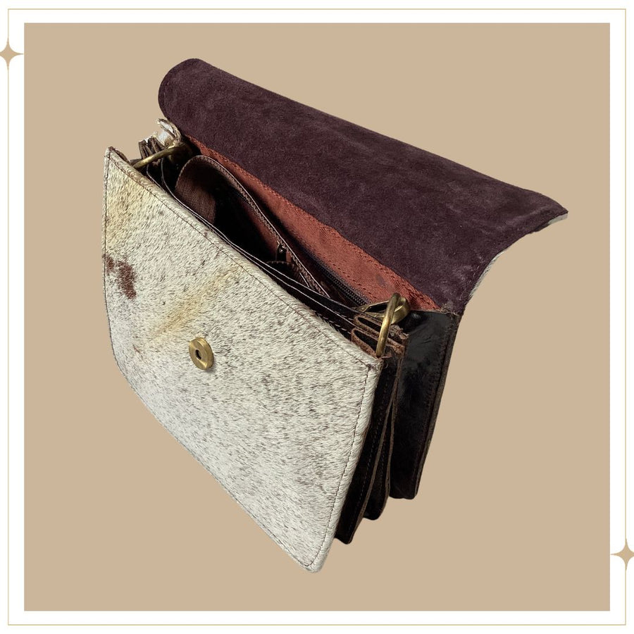 CHANDA - Cowhide Leather Handbag