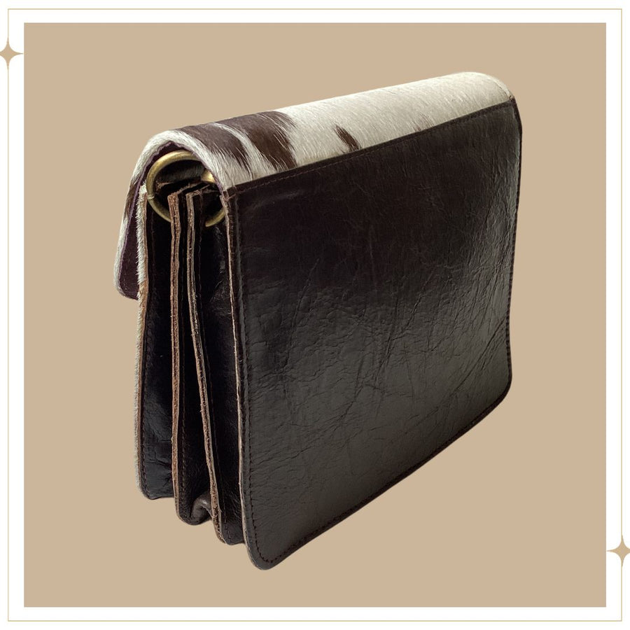 CHANDA - Cowhide Leather Handbag