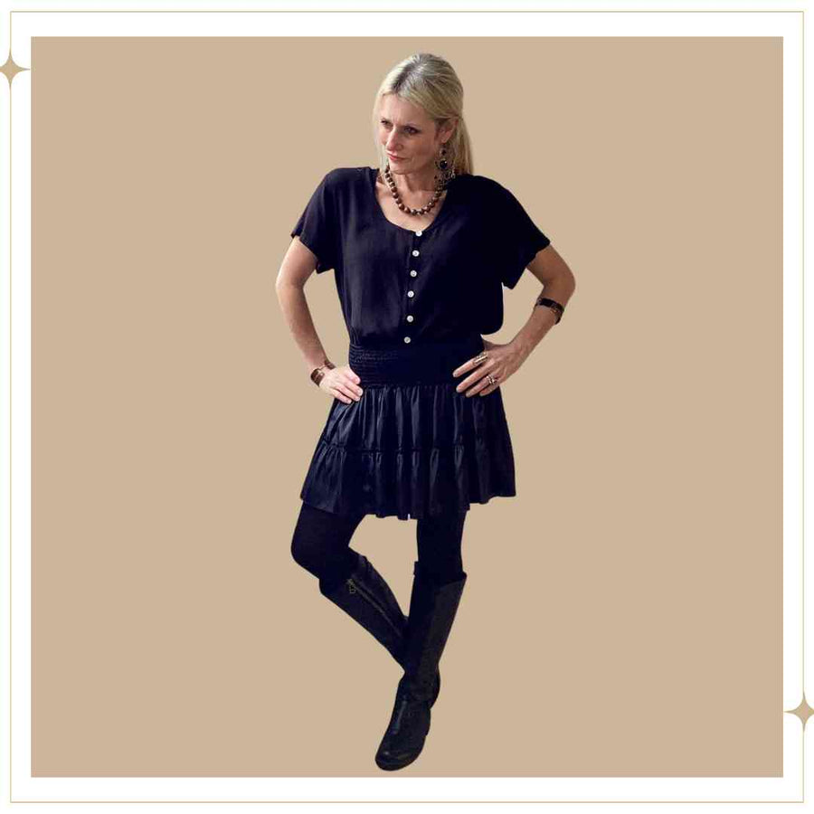 Disco Skirt - Onyx