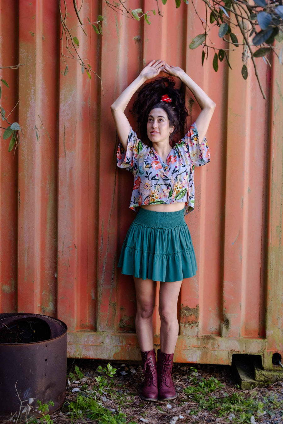 Disco Skirt - Emerald