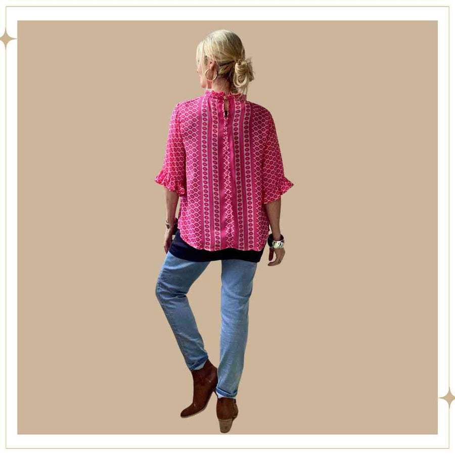 GWEN silk blouse - Queen of Diamonds