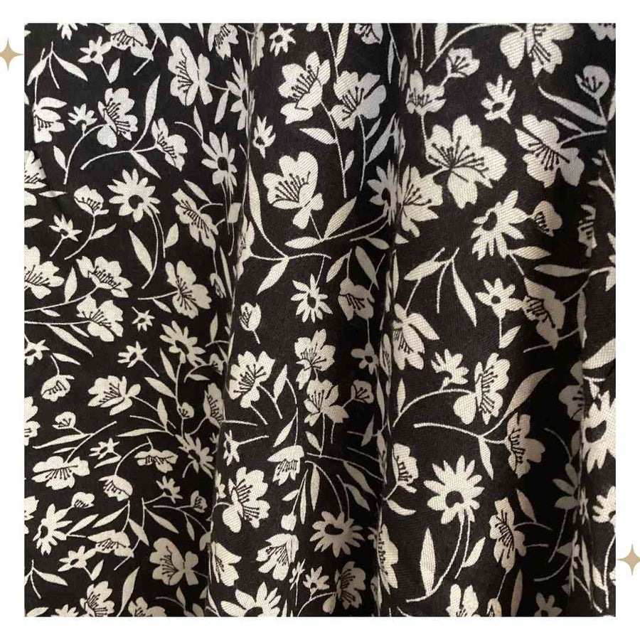 Gracie blouse - Black Floral - Onesize (10-20+)