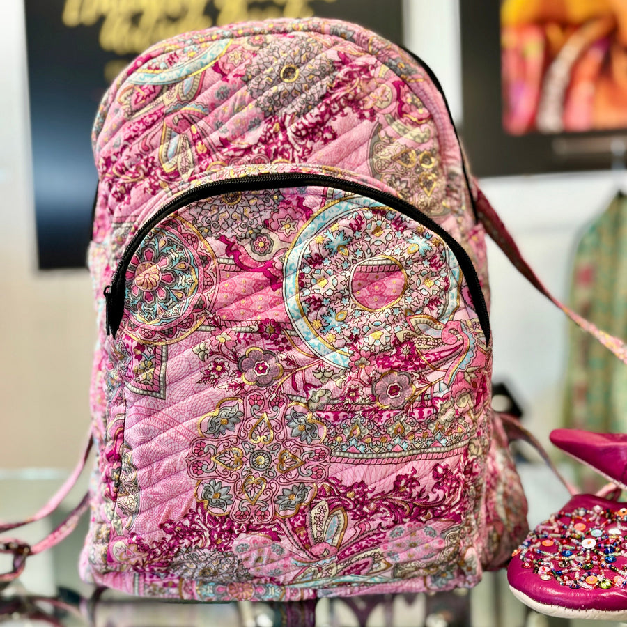 DHONA Quilted Backpack - Rose
