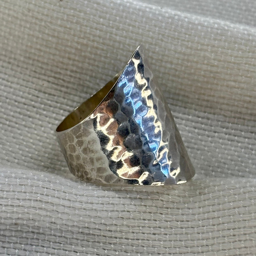 Khatim Fida Sterling Silver Cuff Ring