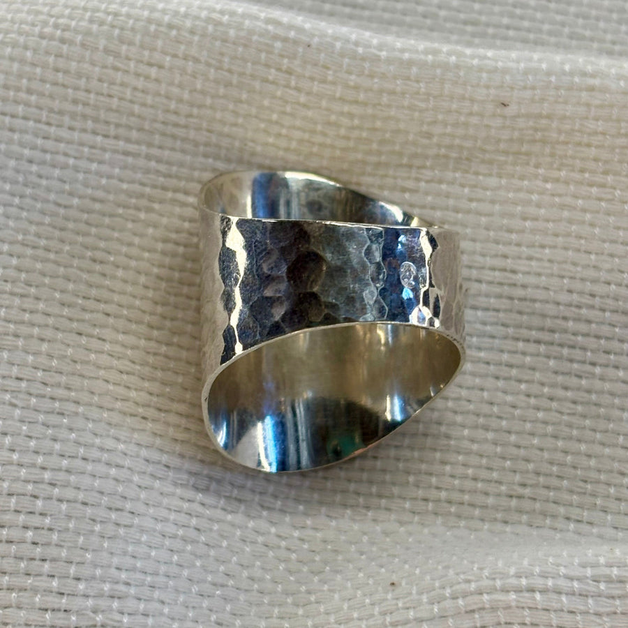 Khatim Fida Sterling Silver Cuff Ring