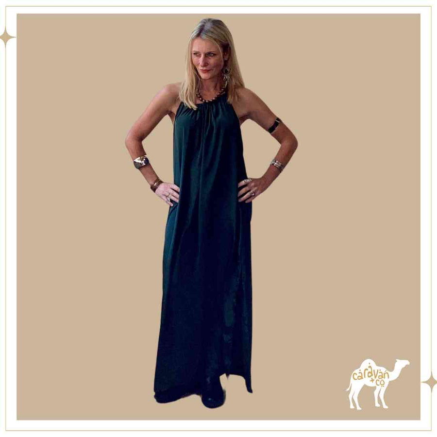 NIRVANA dress - Moss