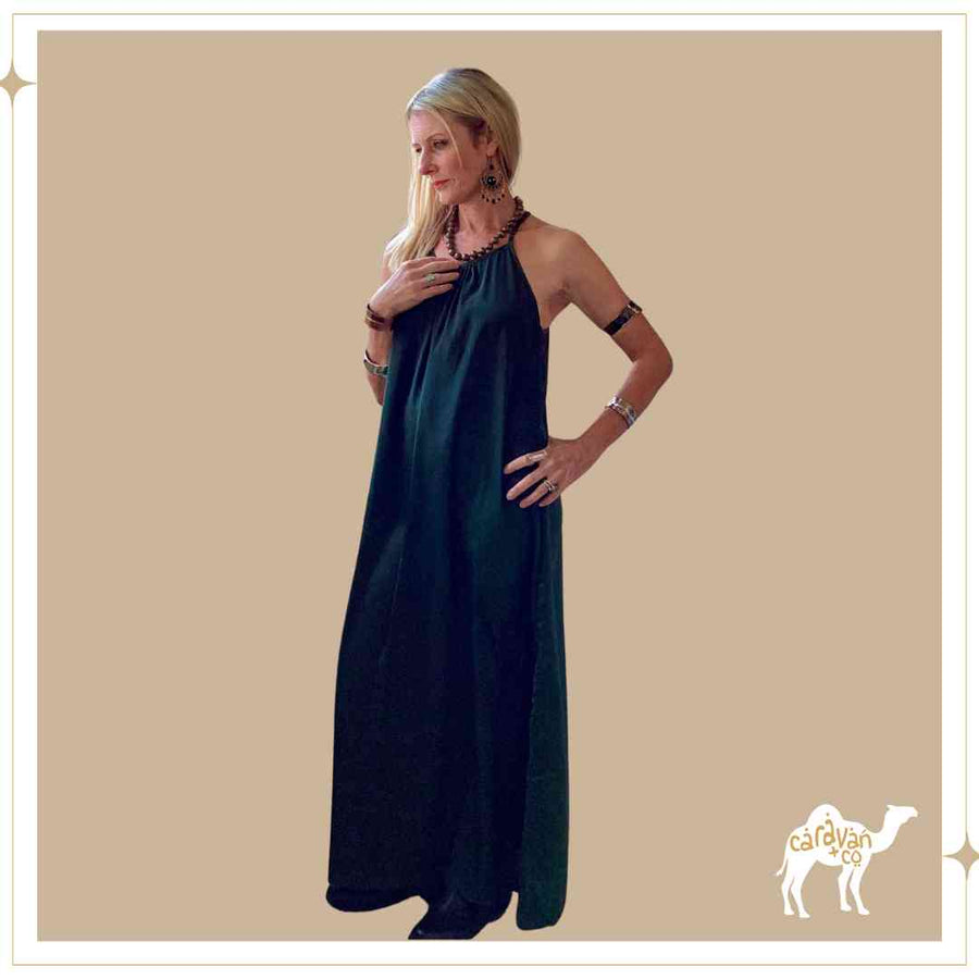 NIRVANA dress - Moss