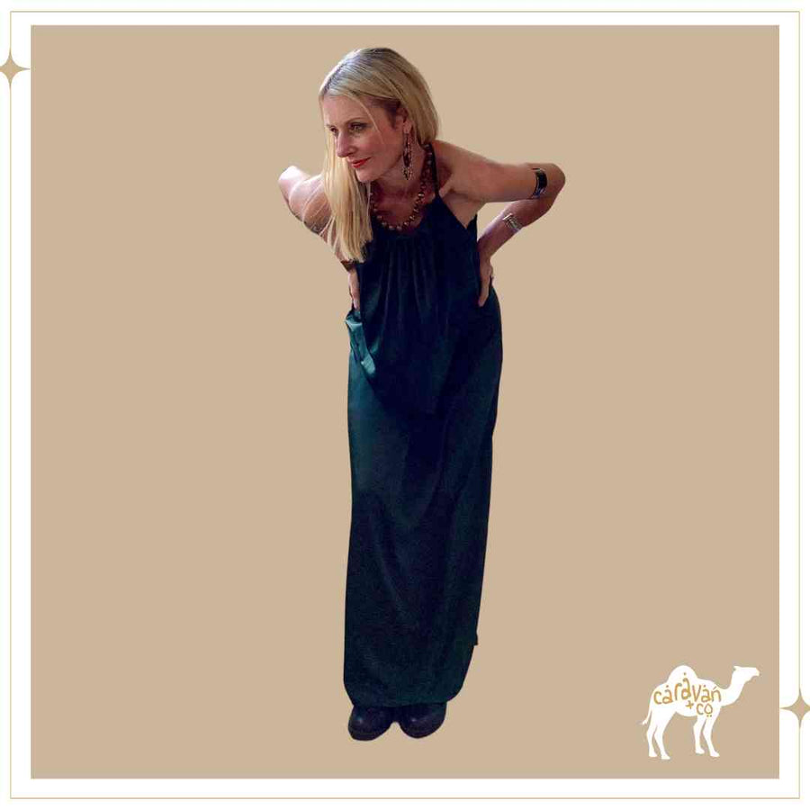 NIRVANA dress - Moss