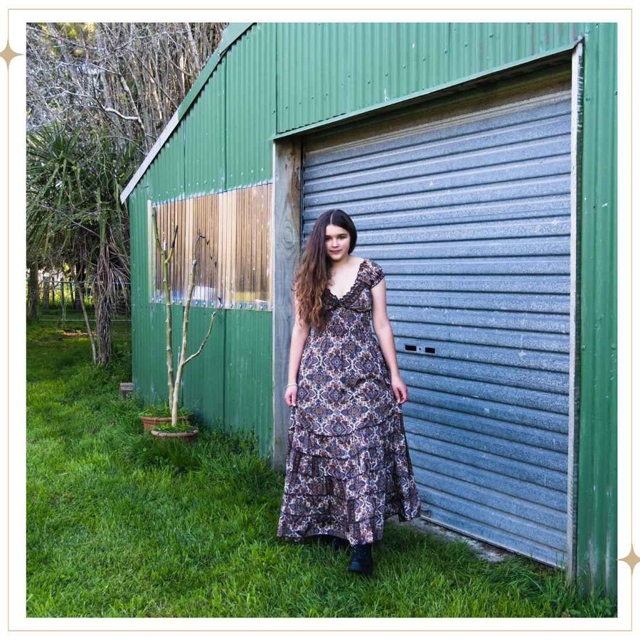 APHRODITE Dress - Nutmeg
