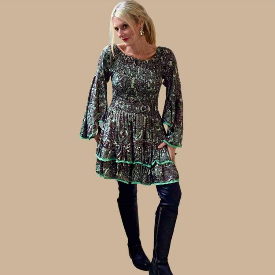 PIPER dress - Wintergreen
