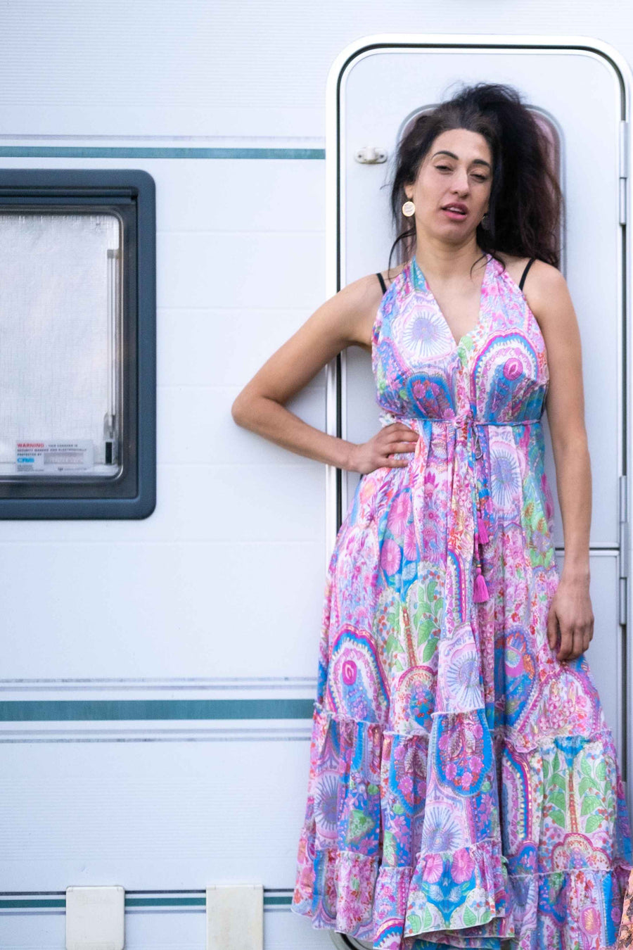 SUMMER HAZE Dress - Aquamarine
