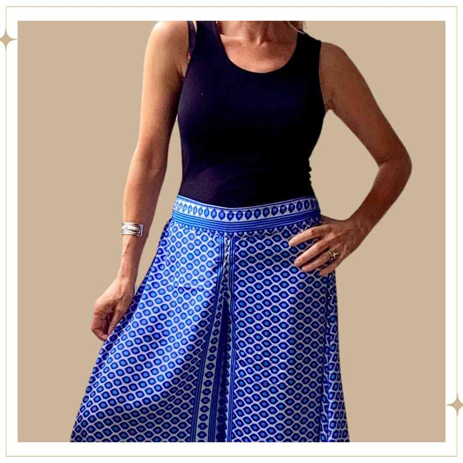 SUMMER pants - Ace of Diamonds (Blue)