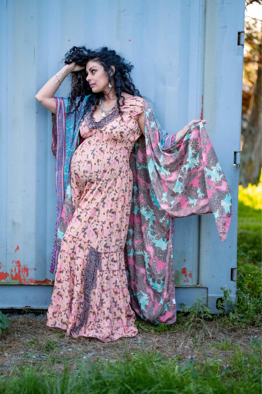 APHRODITE Dress - Pesca