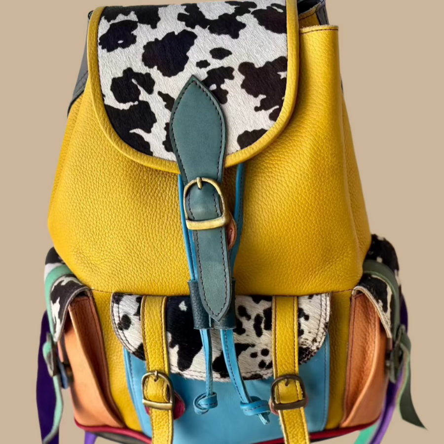 ZAHAA - Colourful Leather backpack