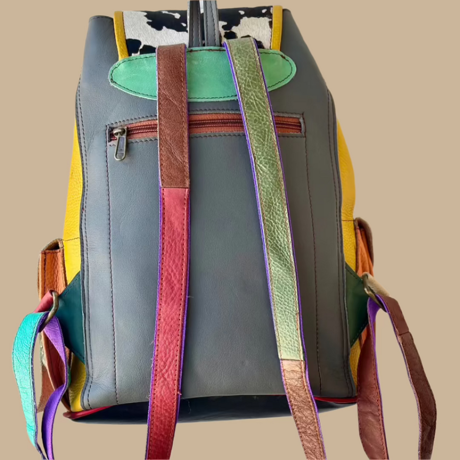 ZAHAA - Colourful Leather backpack