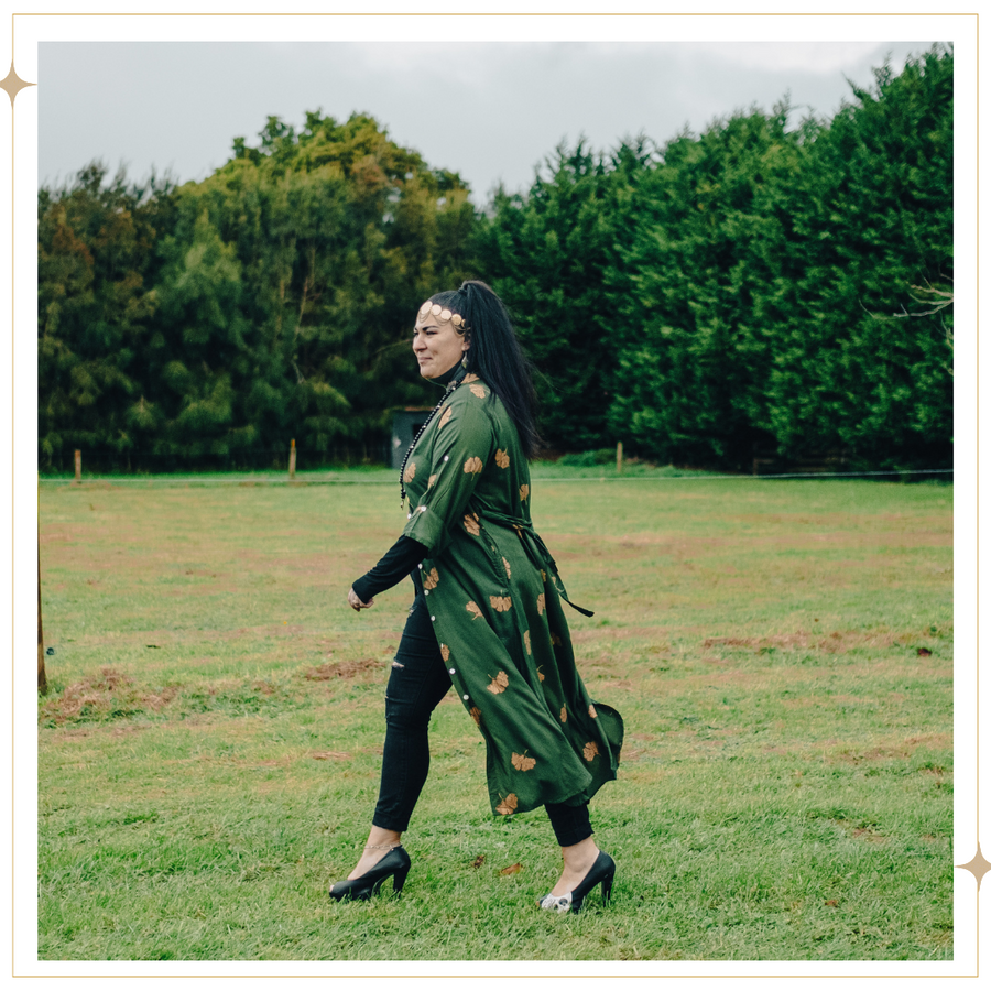 SELENA Ginkgo - button-down shirt-dress