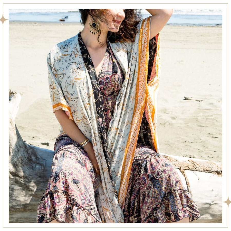 FREYJA Reversible Kimono - Tahanee