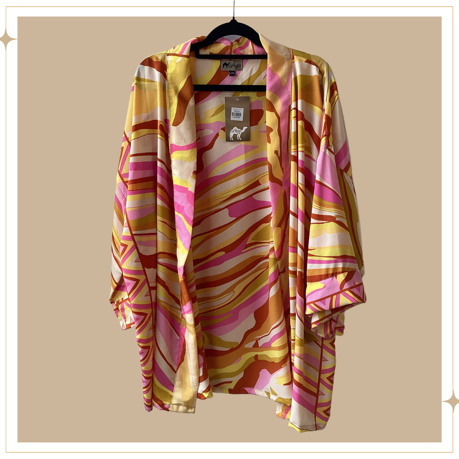 SOLACE Kimono - Calesco (Yellow)