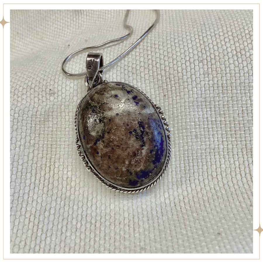 LĀZUWARD - Lapis Lazuli & Silver Pendant